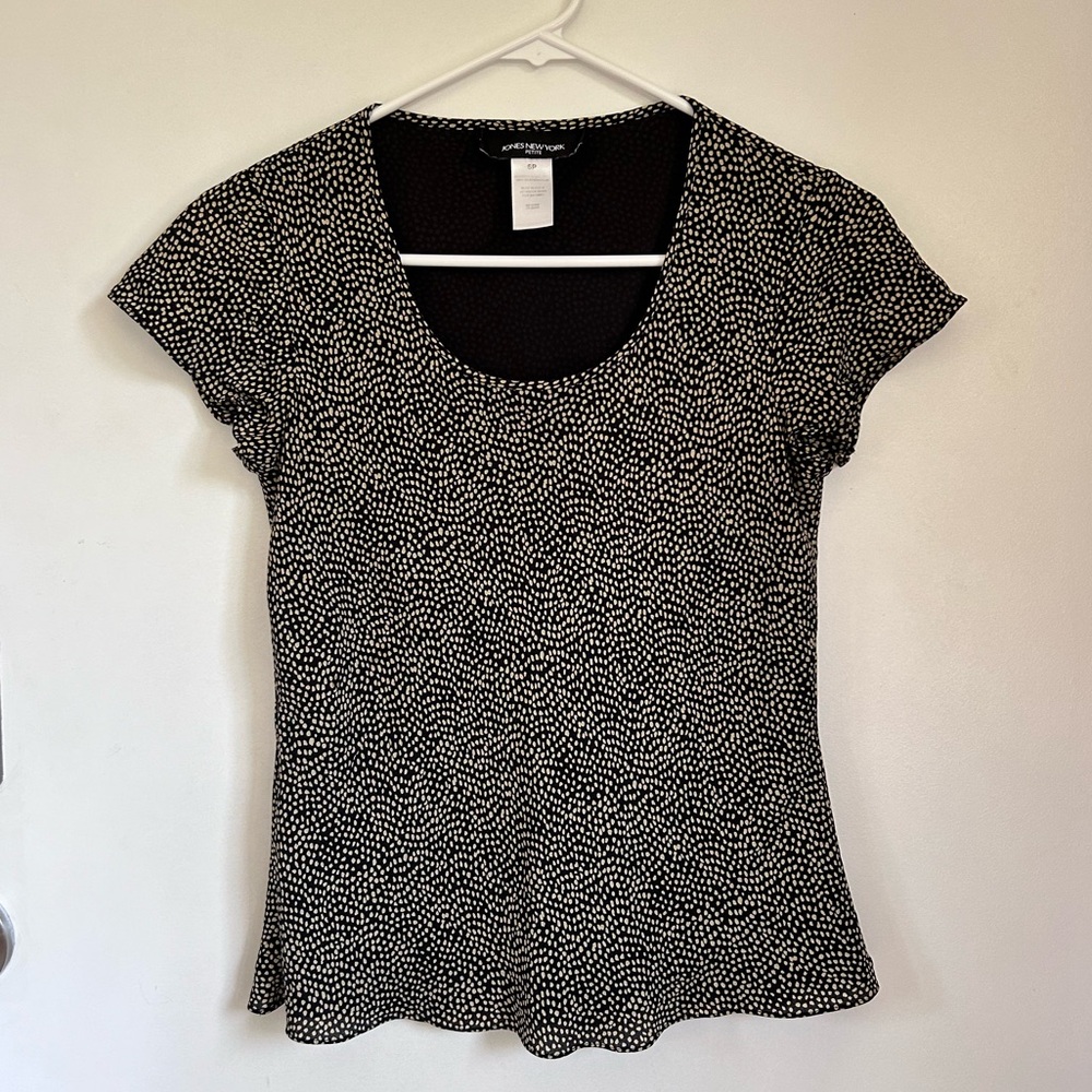 Patterned vintage Jones New York top